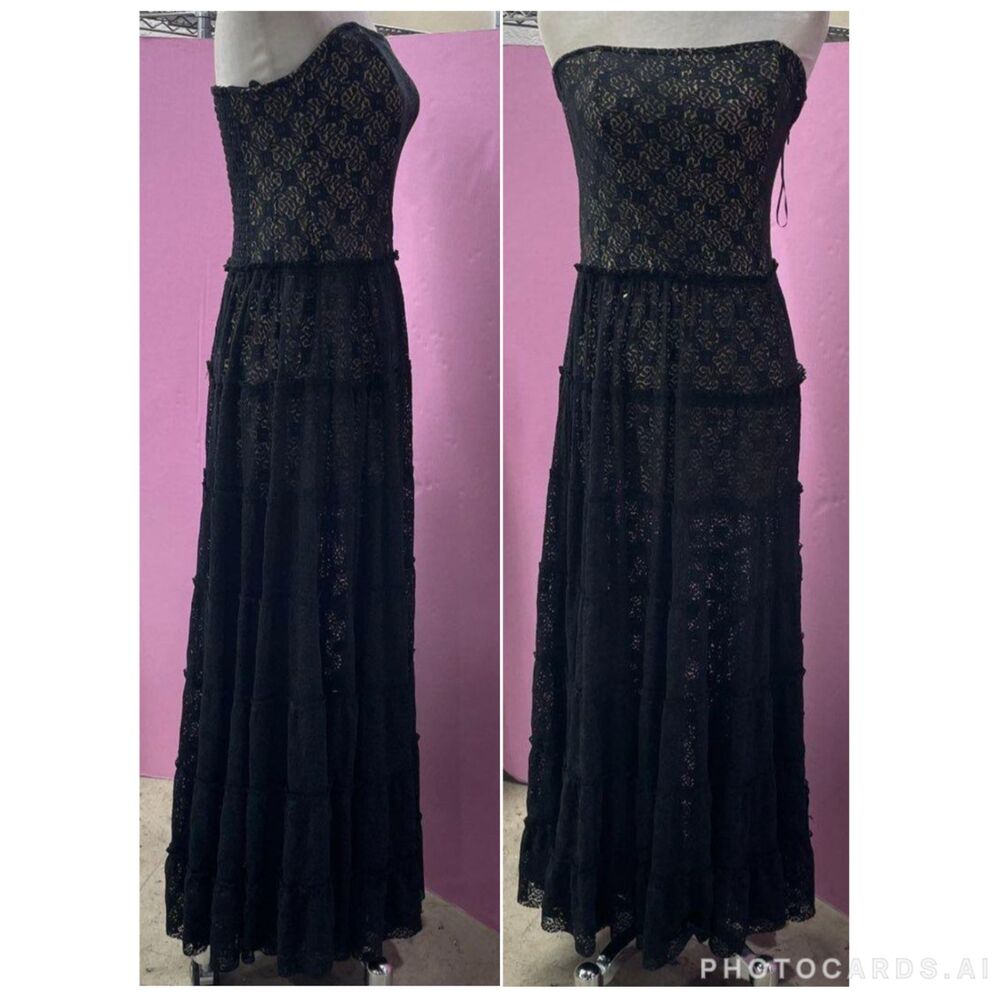 NWT Urban Outfitters Lucy Lace Maxi Dress- M - Picture 8 of 14